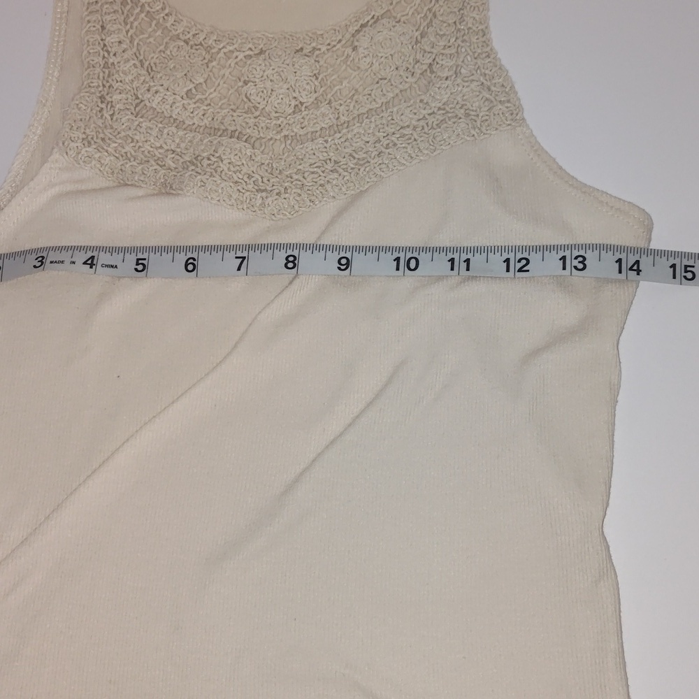Altar"d state Knit Top Tank Cream Size Medium - Picture 9 of 10